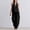 Black, variant on Linen Sets for Women 2 Piece Sleeveless V Neck Halter Top Matching Wide Leg Pants Summer Lounge Set Vacation Outfits Pocket 2026 Beach Vacation Outfits(Coffee,M)