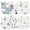 Colorful, variant on Laffact Cotton Muslin Baby Bib, Adjustable, White, 6 Count