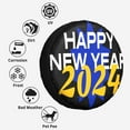 thumbnail image 6 of Kll Happy New Year 2024 Tire Cover,Universal Wheel Tire Cover For Trailer, Rv, Suv, Truck,Camper And Many Vehicle,(17 Inch), 6 of 7