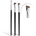 thumbnail image 1 of Brosse pour Eyeliner à Pointe Fine, Ensemble de Pinceaux de Maquillage Ultra Fins pour Eyeliner, Brosse pour Eyeliner à Pointe Fine (3 Pcs), 1 of 5