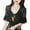 Black, variant on Shawl Top Solid Color Breathable See-through Friendly to Skin Sun Protection Dress-up Chiffon Summer Women Shawl Top Clothing for Women