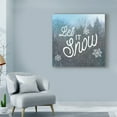 thumbnail image 3 of Trademark Fine Art 'Let it Snow I' Canvas Art by Sue Schlabach, 3 of 3