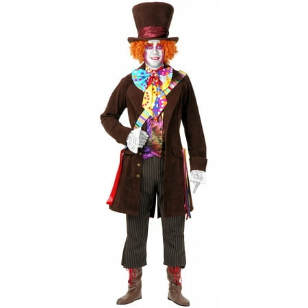 Electric Mad Hatter with Pants & Boots Adult Costume -
