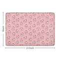 thumbnail image 5 of Pink Cow Heart Pattern Flannel Non Slip Door Rugs,Washable Door Mats Indoor,Decorative Door Mats,Dirt-Resistant and Absorbent Doormat for Entrance,Bedroom,Kitchen,Bathroom,23.5x16in(60x40cm), 5 of 5