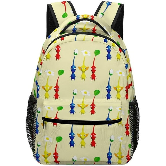 Pikmin Backpack Lightweight Large Capacity Laptop Backpack Adjustable Backpack Unisex Travel Backpack