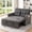 Gray+USB, variant on Aukfa 47" Chaise Futon Convertible Sofa Bed Loveseat Sleeper with USB Ports, Side Pocket, Linen, Blue