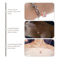 thumbnail image 2 of 2 Pcs Pendentifs en Forme de Flocon de Neige Pendentifs de Bracelet Accessoires de Bijoux DIY, 2 of 9