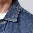 thumbnail image 5 of Leesechin Denim Vest Men Lapel Sleeveless Slim Fit Retro Ripped Casual Jean Vest for Men's, 5 of 8