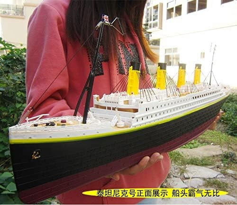 Radio Control RC Sea Jumbo Cruise Ship Remote Control Large 3D Titanic Ship Boat with Light