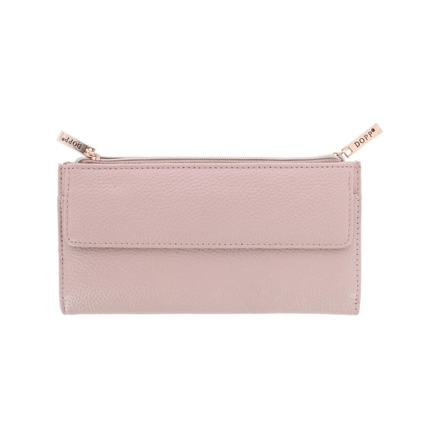 Julia Buxton Leather Dopp Cosmopolitan Clutch Wallet (Women's)