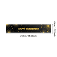 thumbnail image 5 of Black Background Happy Retirement Banner with Golden Stars and Sparkles Party Decorations Photography Props Backdrop for Retirement Parties Celebrations Gatherings Events, 5 of 8