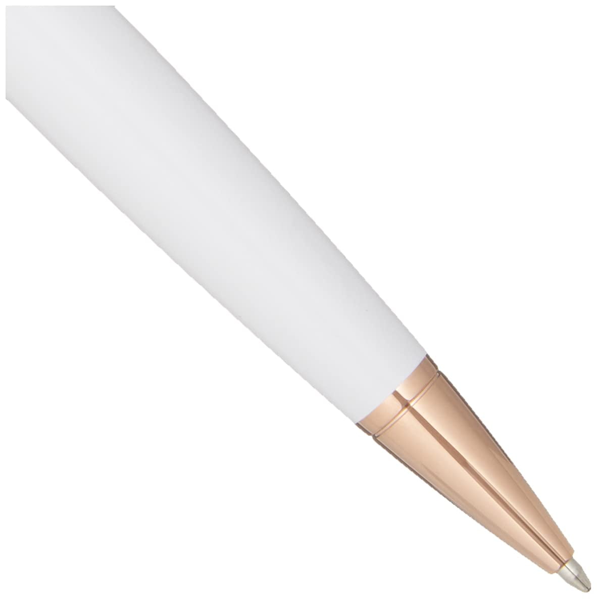 Cross Bailey™ White Lacquer with Rose Gold Appointments Ballpoint Pen