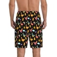 thumbnail image 4 of Lsque Flowe Rooster Mens Sleep Pajama Shorts,Short Pajama Pants, Cotton Ultra-Soft Knit-X-Large, 4 of 9