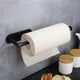 thumbnail image 4 of Soporte para Papel Higiénico Almacenamiento Montado en La Pared Ahorre Espacio para La Cocina Del Baño - NEGRO Sunnimix Soporte de papel higiénico, 4 of 8