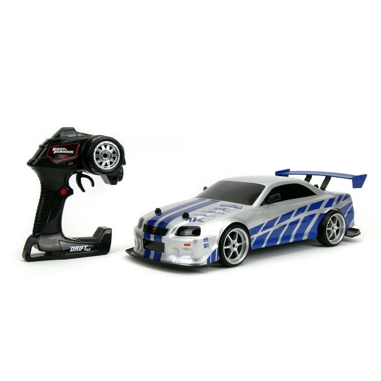 Fast & Furious 1:10 Nissan Skyline GT-R R34 Drift RC Radio Fast & Furious 1:10 Nissan Skyline GT-R R34 Drift RC Radio