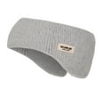 thumbnail image 2 of Spencer Double-Layer Ear Warmer Headband Knit Fuzzy Winter Ear Muff for Men Women Kids Ski Running Cycling Ear Covers, Gray, 2 of 9