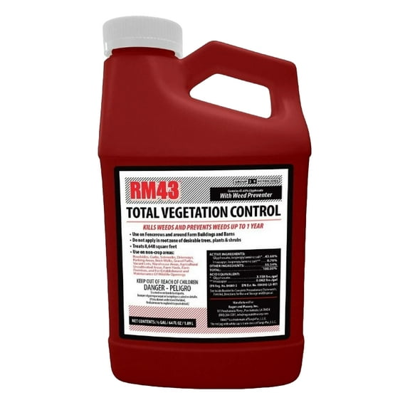 RM43 76505 Total Vegetation Control Weed Preventer Concentrate 64 oz.