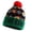 Style 1, variant on AOOOWER Colorful Snowflakes Santa Pattern Cuff Hat Soft Acrylic Yarn Breathable Lightweight Headwear For Men And Women