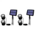 thumbnail image 1 of 2X Solar Pond Spotlights, LED Solar Underwater Lights with Dual Head Waterproof Submarine Landscape Spotlight Lighting C, 1 of 8