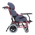 thumbnail image 3 of Silla de Ruedas P.C.I | Carriola PCI, Marco de Aluminio, Respaldo Reclinable, Cinturón de Seguridad, Color Rojo, Soporta hasta 75 Kg, 3 of 9