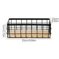 thumbnail image 3 of No Drilling Wall Hanging Mounted Metal Wire Baskets Kitchen Organization Storage Home Space Saver Household Storage Supplies, 3 of 4