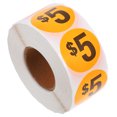 thumbnail image 1 of WASHWEPE 1000Ud Etiquetas Redondas Para Precio Preimpresas Uso En Tiendas Y Garajes, 1 of 6