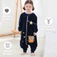 thumbnail image 3 of Saco de dormir de invierno para bebé, saco de dormir con piernas cálidas para niña, pijama con patas de franela de manga larga para niño, saco de dormir grueso de dibujos animados de animales unisex, 3 of 5