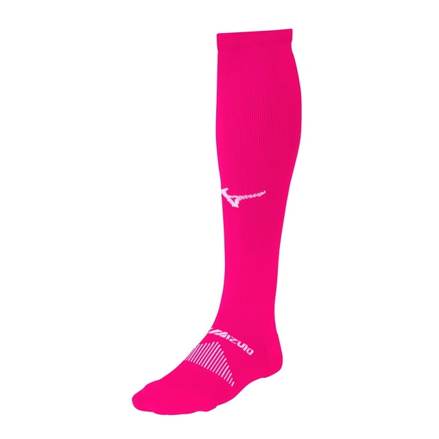 Calcetines Mizuno Performance OTC | Calcetines deportivos acolchados | Rosa impactante | Unisexo Mediano