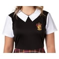 thumbnail image 2 of Harry Potter Costume Dress Cosplay Plaid Skirt Dresses For Women Juniors, All 4 Hogwarts Houses Available, 2 of 7