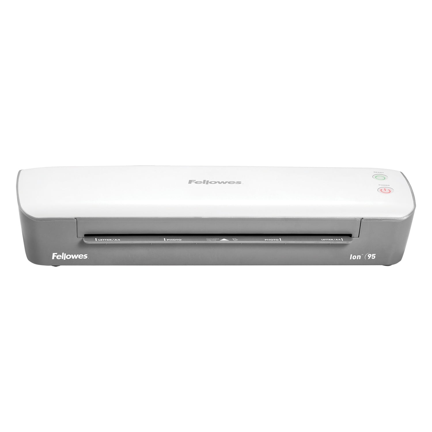 Fellowes Ion 95 Personal Themal Laminator with Pouch Starter Kit, 9.5 In., Gray/White, 5247201