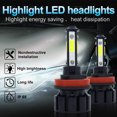 thumbnail image 4 of For 2007-2018 Nissan Altima Combo LED Headlight High Low Beam + Fog light bulbs Kit 6000K/8000K, 4 of 12
