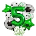 thumbnail image 2 of Juego de fútbol Digital verde, globo de película de aluminio, Fiesta Temática de la Copa del Mundo, decoración de cumpleaños, 12 Uds.,3, 2 of 7