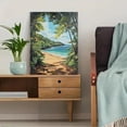 thumbnail image 5 of Tropical Beach Canvas Wall Art/Picture，Suitable for Living Room，Bedroom，Bathroom，Office，Hotel Decoration, 5 of 8