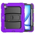 thumbnail image 2 of XYX for iPad Air 11 inch (2026 M4/2025 M3/2024 M2) Case, 3in1 Heavy Duty Shockproof Tablet Case with Stand, Shoulder Strap, Purple, 2 of 7