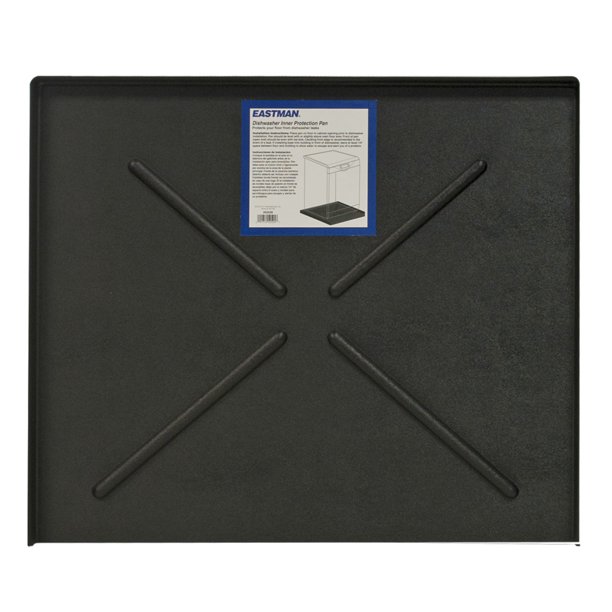 Eastman 70486 Dishwasher Drain Pan, Black