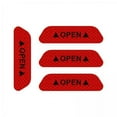 thumbnail image 1 of DYNWAVECA 2x4Pcs Bande Réfléchissante Autocollants d'Ouverture de Porte de Voiture pour Véhicules Automobiles, Rouge, 4 Pcs, 1 of 10