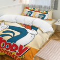 thumbnail image 4 of Duvet Cover Bedding Set Cartoon Print Soft Quilt Cover 3 Pieces, 1 Comforter Cover & 2 Pillowcases for Kids Teens Boys Girls Room Decor 79"x90", 4 of 8