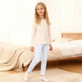 thumbnail image 2 of Girls Warm Lined Leggings Kid Winter Pants Girls Thick Thermal Full Length Leggings, 2 of 5