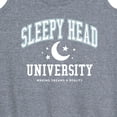 thumbnail image 3 of Instant Message - Sleepy Head University - Women's Racerback Tank Top, 3 of 6
