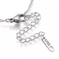 thumbnail image 3 of Stainless Steel Pendant Necklaces Lobster Cable Cactus Silver 16.5'' 42Cm Z573, 3 of 3