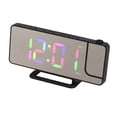 thumbnail image 1 of Reloj Despertador Electrónico, Pantalla Grande LED, Ahorro De Espacio, Conveniente Reloj Digital, 6 Niveles De Brillo, Sensibilidad Automática Con Función De Repetición Para, 1 of 7