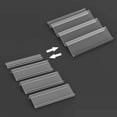 thumbnail image 3 of – Especiero expandible de PVC para cajón de cocina – Cajón de almacenamiento para especias, condimentos, hierbas, etc. transparente, 3 of 5