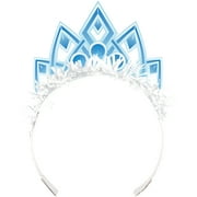 Snow Princess Silver and Blue Tiraras 24 Count for 24 Guests