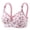 Pink, variant on MVRLSH Sports Jelly Bras for Women Front Closure Full Coverage No Underwire Plus Size Comfort Daily Underwear Strapless Bra