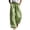 Army Green, variant on Inleife Women's Gingham Checkered Relaxed Fit Pants Elastic Waist Lounge Trousers with Pockets