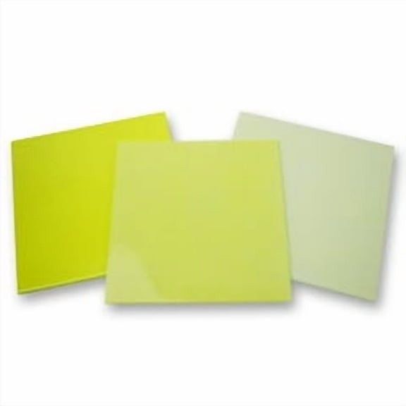 8x8 Yellow Opalescent Glass Pack 3pcs