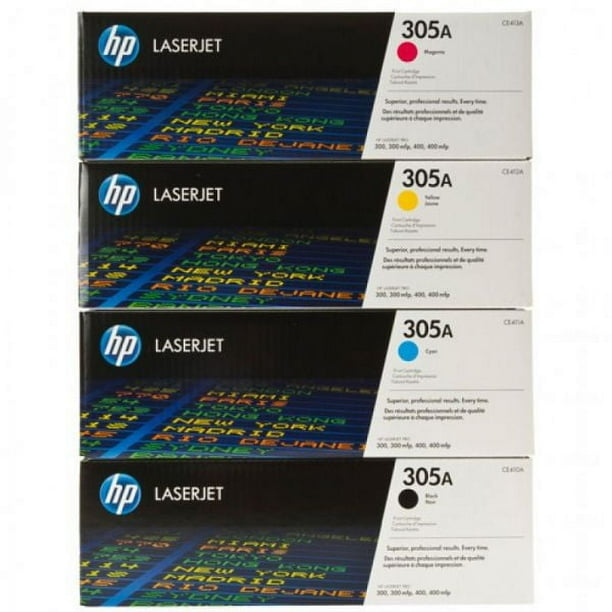 HP 305A (CE410A, CE411A, CE412A, CE413A) Black/Cyan/Magenta