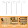 thumbnail image 3 of Worgeous 20pcs Shepherd Hook Plants Garden Label Stakes Metal Garden Hanger Outdoor Lawn Sign Stakes Park Marker Hook For Yard Balcony, 3 of 7