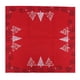 thumbnail image 2 of Camino de mesa navideño, bordado con estampado de árboles de Navidad, mantel navideño, camino de mesa bordado, alta capacidad, 2 of 8