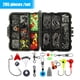 thumbnail image 4 of Abridores de pesca Conjuntos Portables Fishhook Sinks Ganchos Señuelos Reutilizables DIY Surtido Accesorios Kit con caja de almacenamiento 205pcs / set Inevent OD003618-00B, 4 of 7